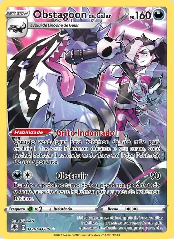 Obstagoon de Galar TG10/TG30