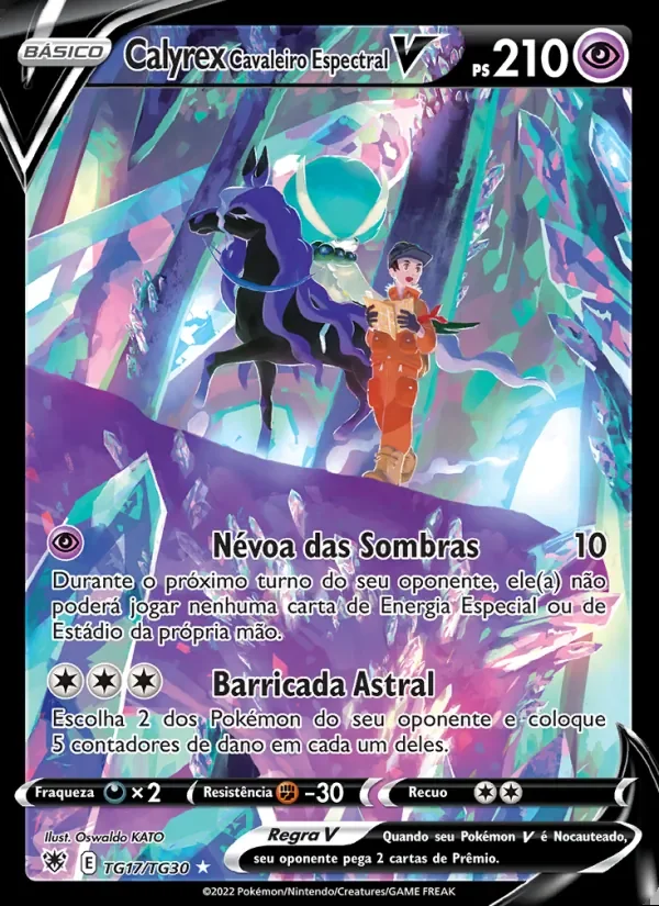 Calyrex Cavaleiro Espectral-V TG17/TG30