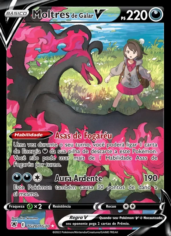 Moltres de Galar-V TG20/TG30