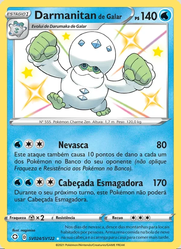Darmanitan de Galar SV024/SV122