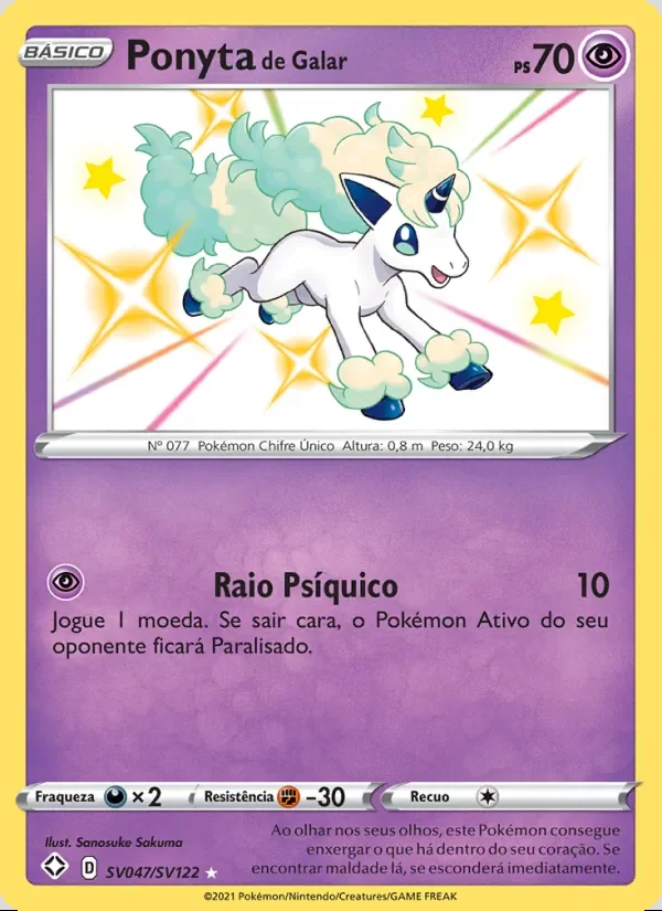 Ponyta de Galar SV047/SV122