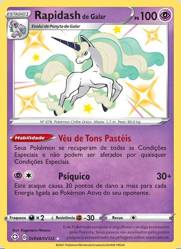 Rapidash de Galar SV048/SV122