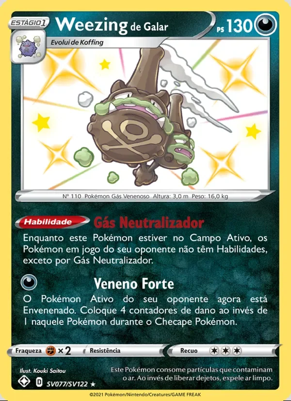 Weezing de Galar SV077/SV122