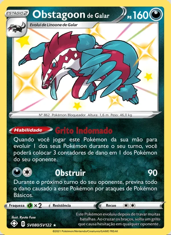 Obstagoon de Galar SV080/SV122