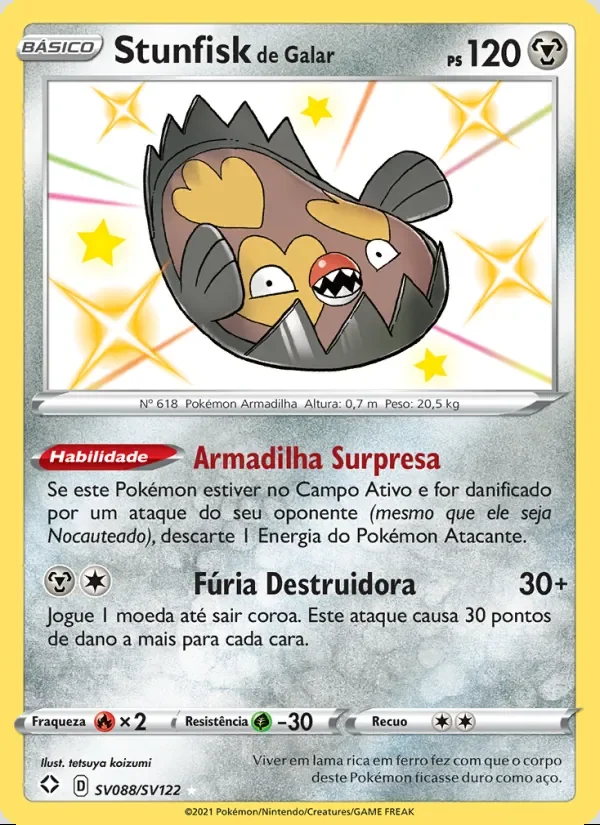 Stunfisk de Galar SV088/SV122