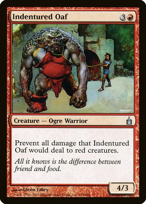 Indentured Oaf 133/306