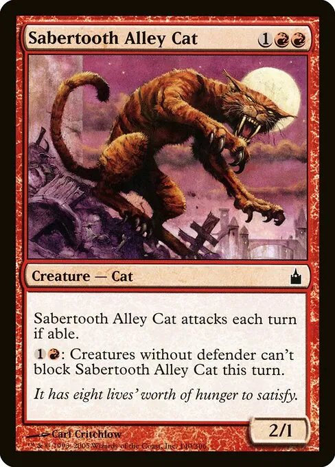 Sabertooth Alley Cat 140/306