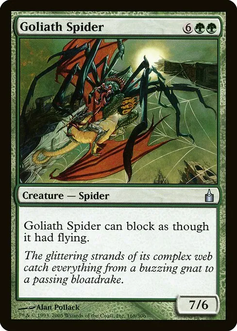 Goliath Spider 168/306