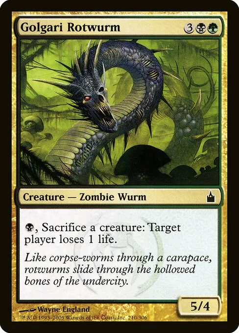 Golgari Rotwurm 210/306