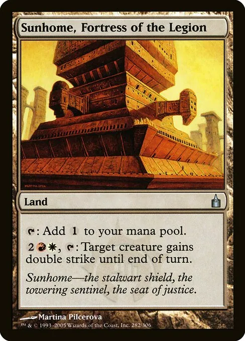 Sunhome, Fortress of the Legion 282/306