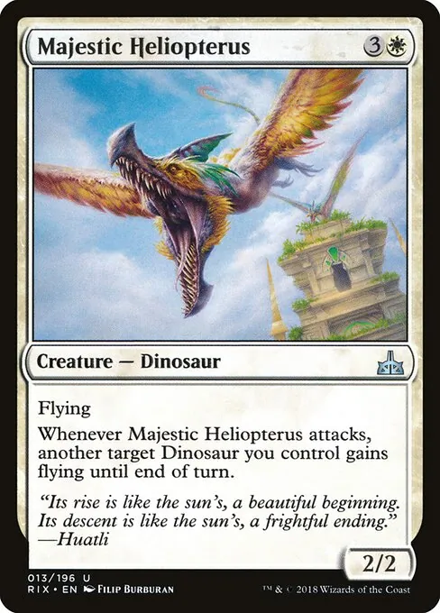 Majestic Heliopterus 013/196
