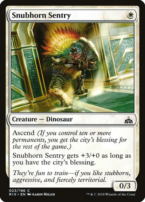 Snubhorn Sentry 023/196