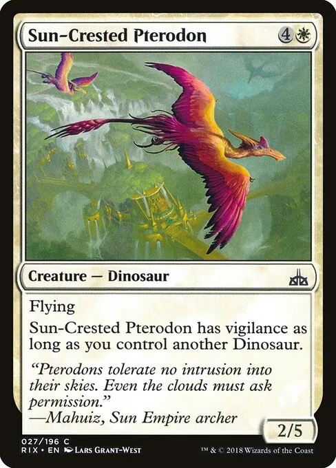 Sun-Crested Pterodon 027/196