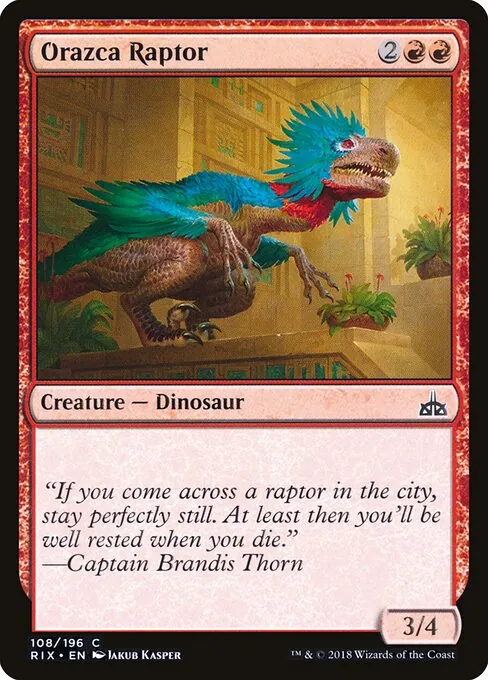 Orazca Raptor 108/196