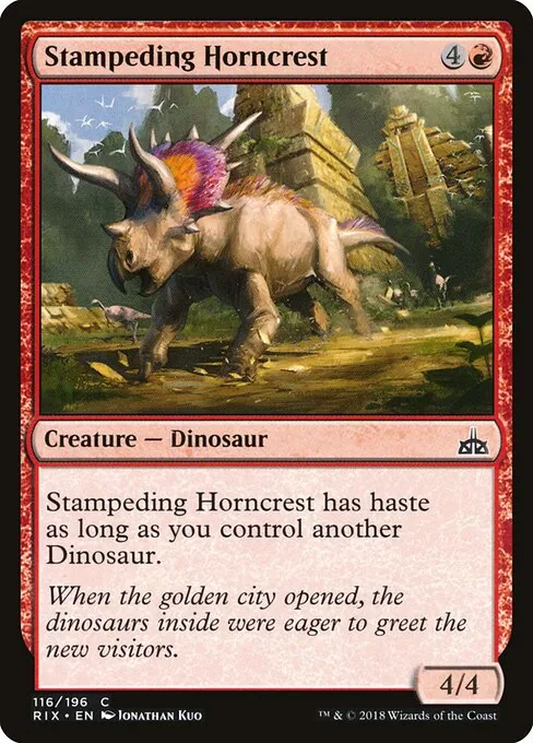 Stampeding Horncrest 116/196