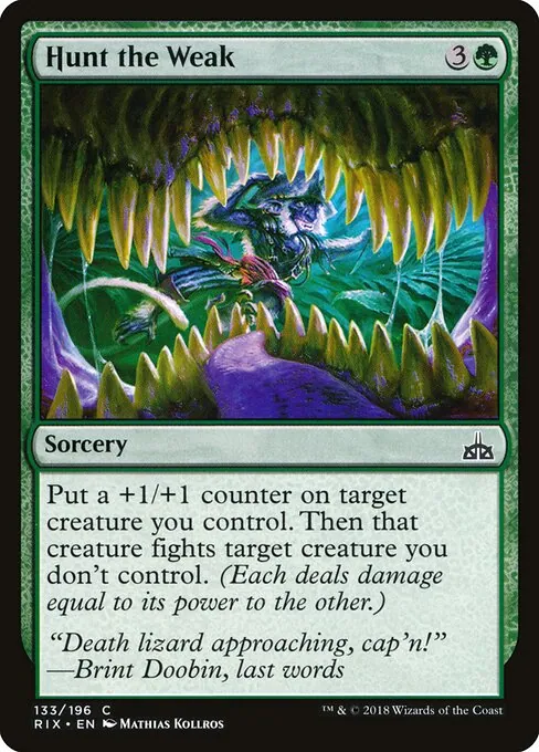 Hunt the Weak 133/196