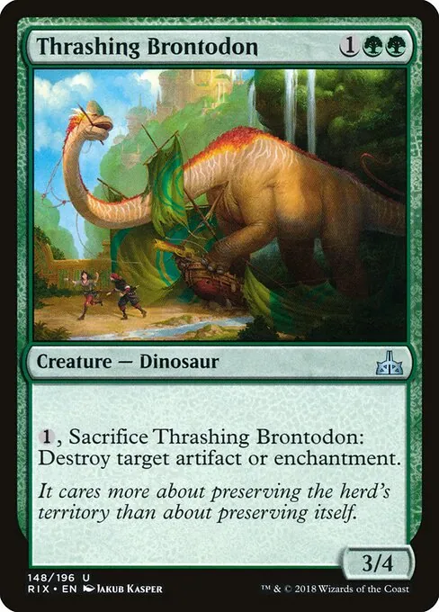Thrashing Brontodon 148/196
