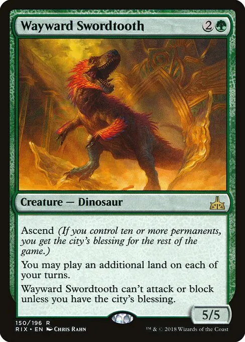 Wayward Swordtooth 150/196