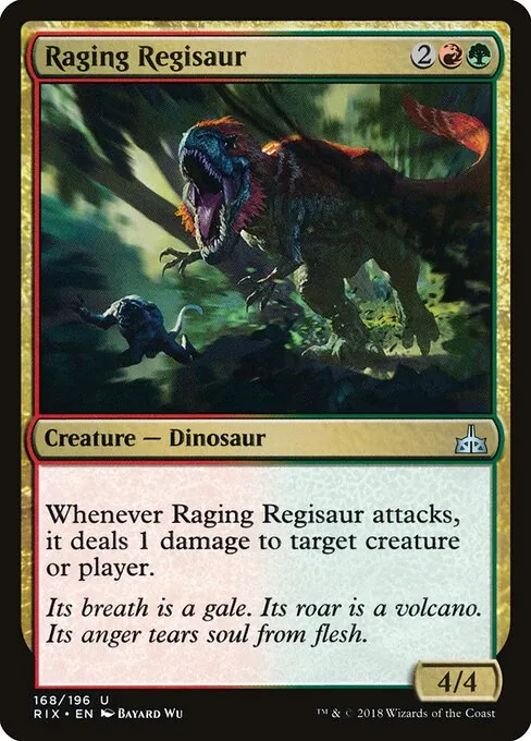 Raging Regisaur 168/196