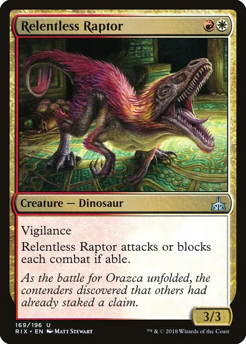 Relentless Raptor 169/196
