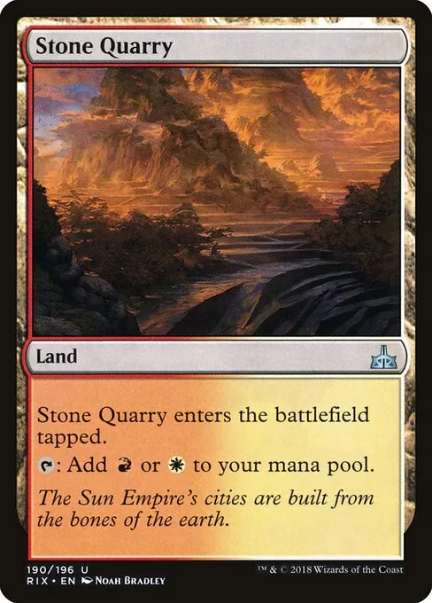 Stone Quarry 190/196