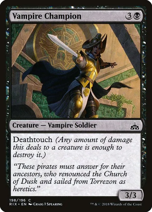 Vampire Champion 198/196