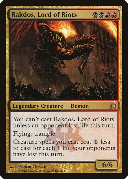 Rakdos, Lord of Riots 187/274