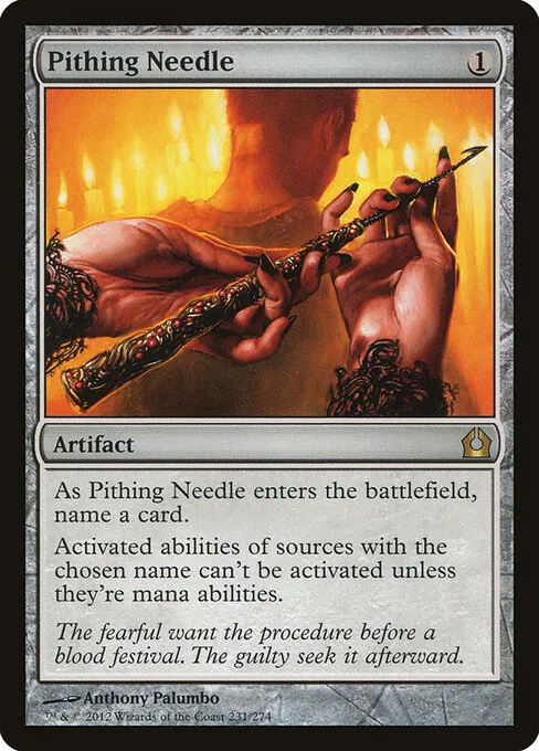 Pithing Needle 231/274