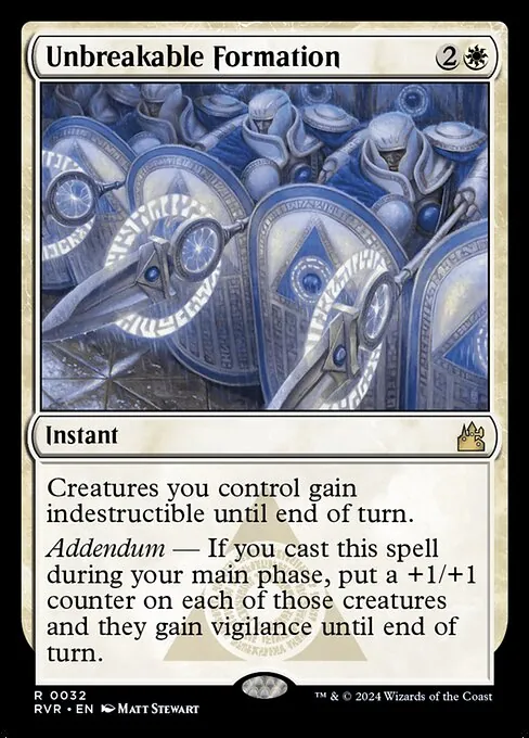 Unbreakable Formation 032/291