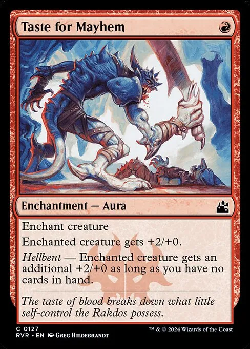 Taste for Mayhem 127/291