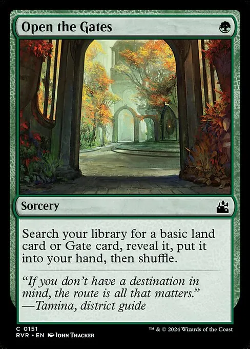 Open the Gates 151/291