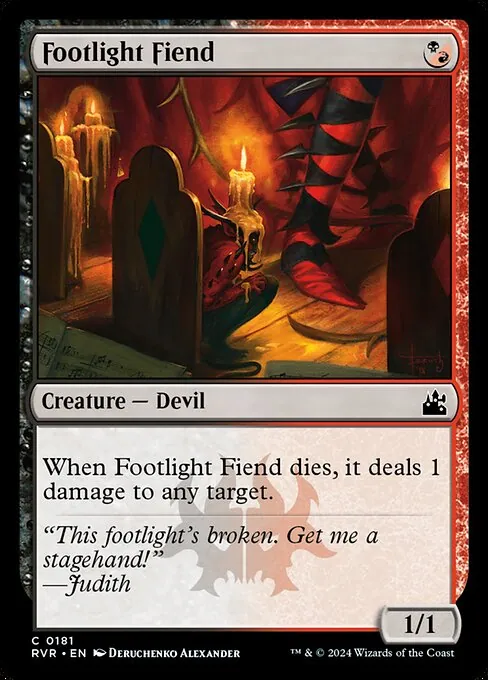 Footlight Fiend 181/291
