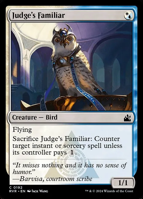 Judge's Familiar 192/291