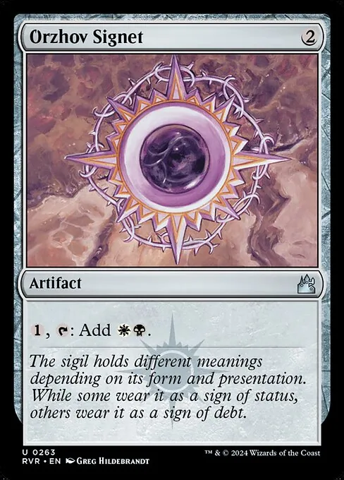 Orzhov Signet 263/291