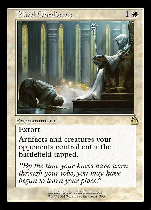 Blind Obedience 303/291