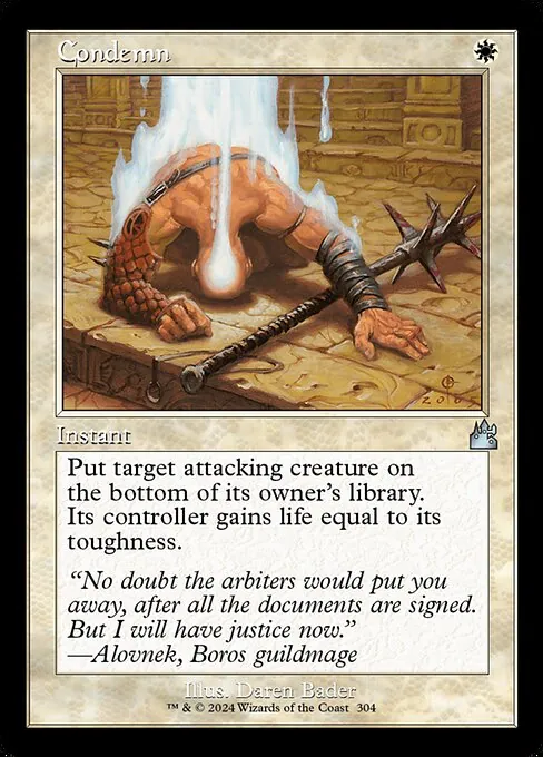 Condemn 304/291