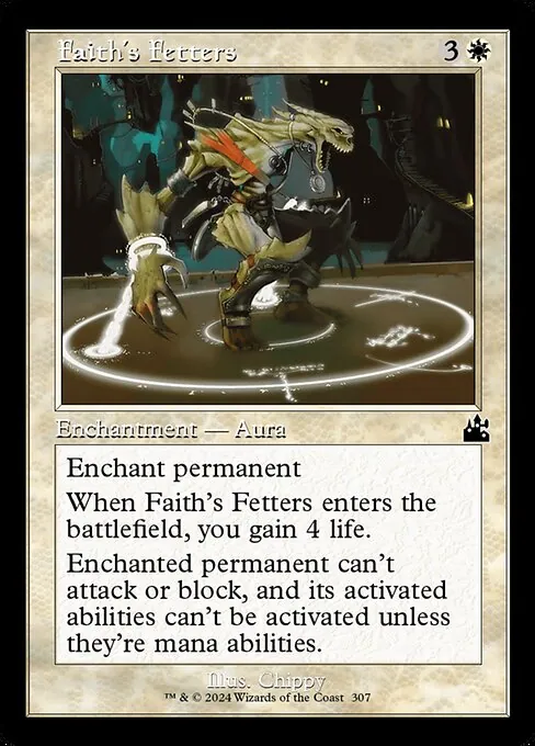 Faith's Fetters 307/291