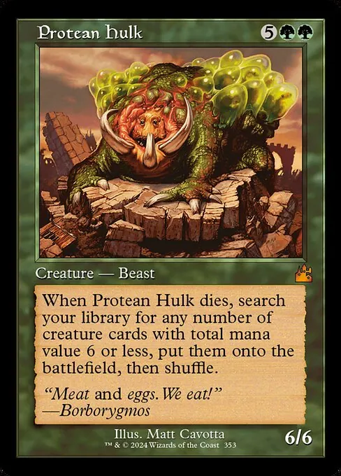 Protean Hulk 353/291
