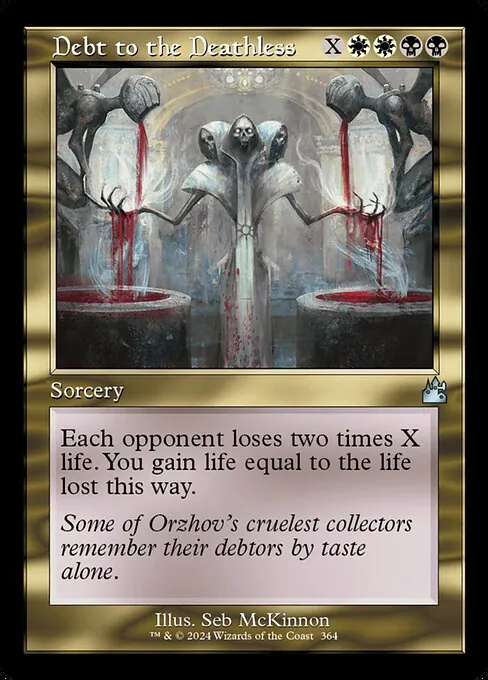 Debt to the Deathless 364/291