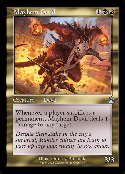 Mayhem Devil 374/291