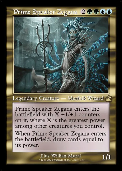 Prime Speaker Zegana 377/291