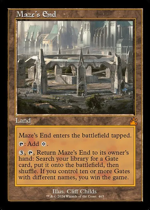 Maze's End 465/291