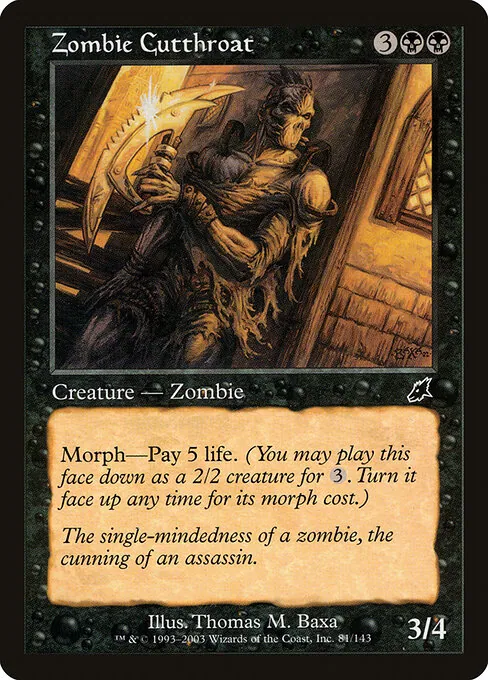 Zombie Cutthroat 081/143