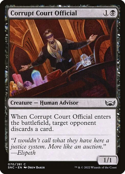 Corrupt Court Official 070/281