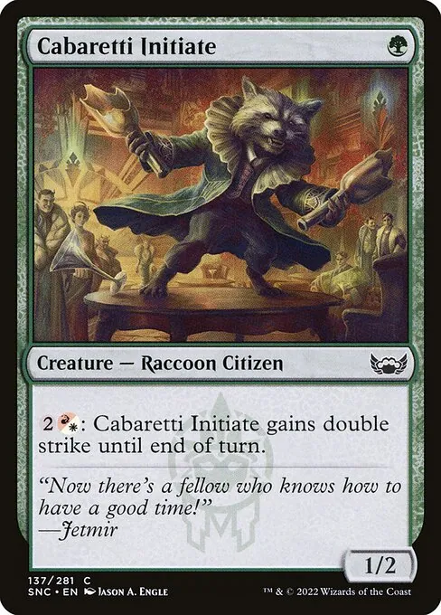 Cabaretti Initiate 137/281