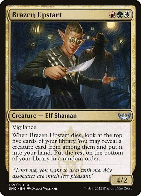 Brazen Upstart 169/281