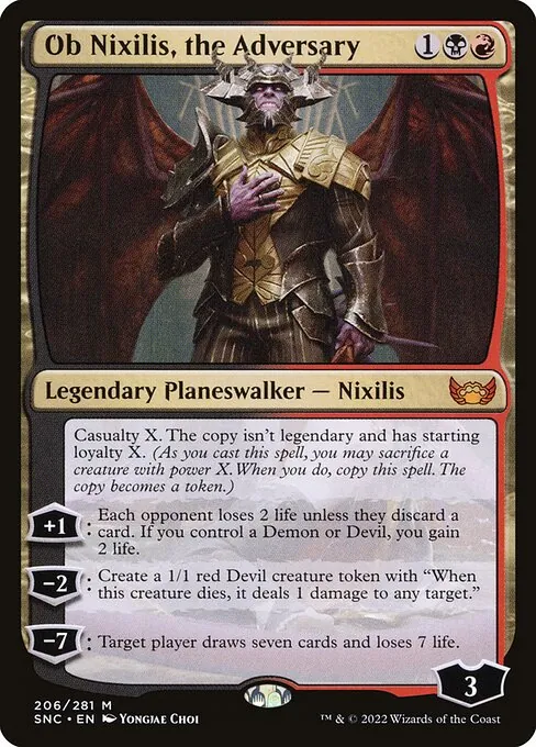 Ob Nixilis, the Adversary 206/281
