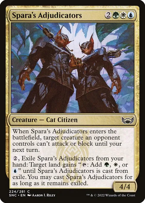 Spara's Adjudicators 224/281