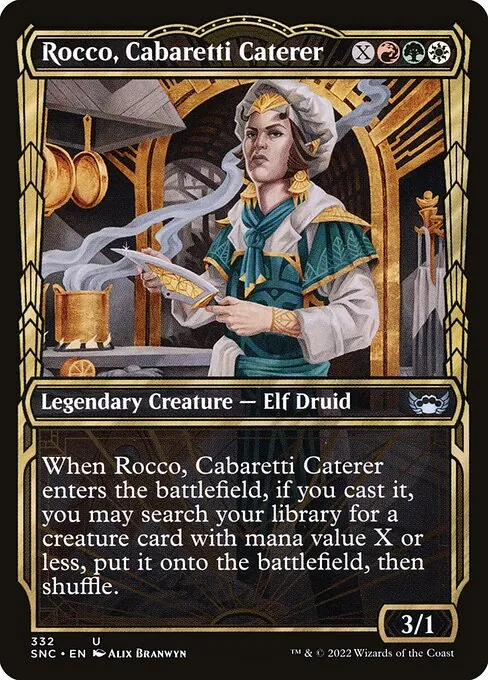 Rocco, Cabaretti Caterer 332/281