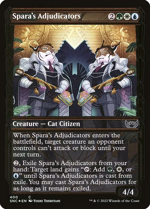 Spara's Adjudicators 400/281